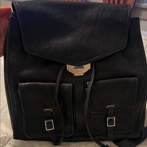 Rag & Bone Black Leather Backpack